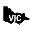 Map of Victoria labelled VIC